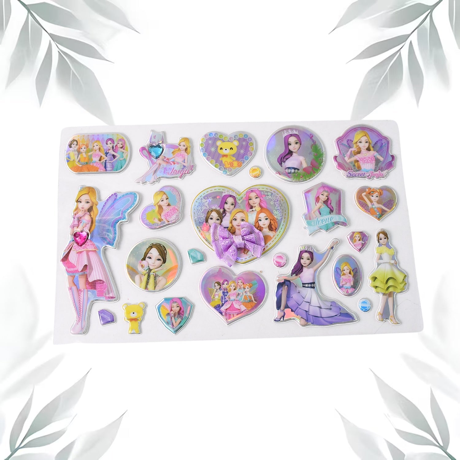 Multipurpose Adhesive 3D Stickers (1 Sheet / Mix Design) Multipurpose Adhesive 3D Stickers (1 Sheet / Mix Design)